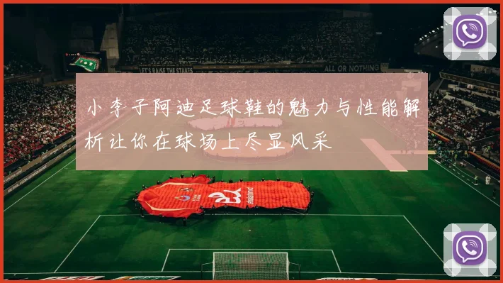 小李子阿迪足球鞋的魅力与性能解析让你在球场上尽显风采